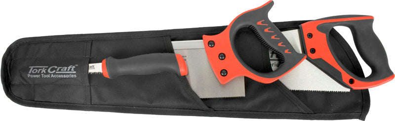 Tork Craft Saw Set 3Pc Hand/Back/Job Saw Nylon Bag - DEFAULT TITLE