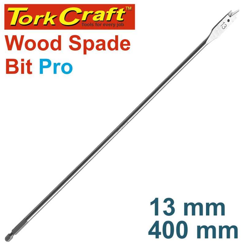 Tork Craft Spade Bit Pro Series 13Mm X 400Mm - DEFAULT TITLE
