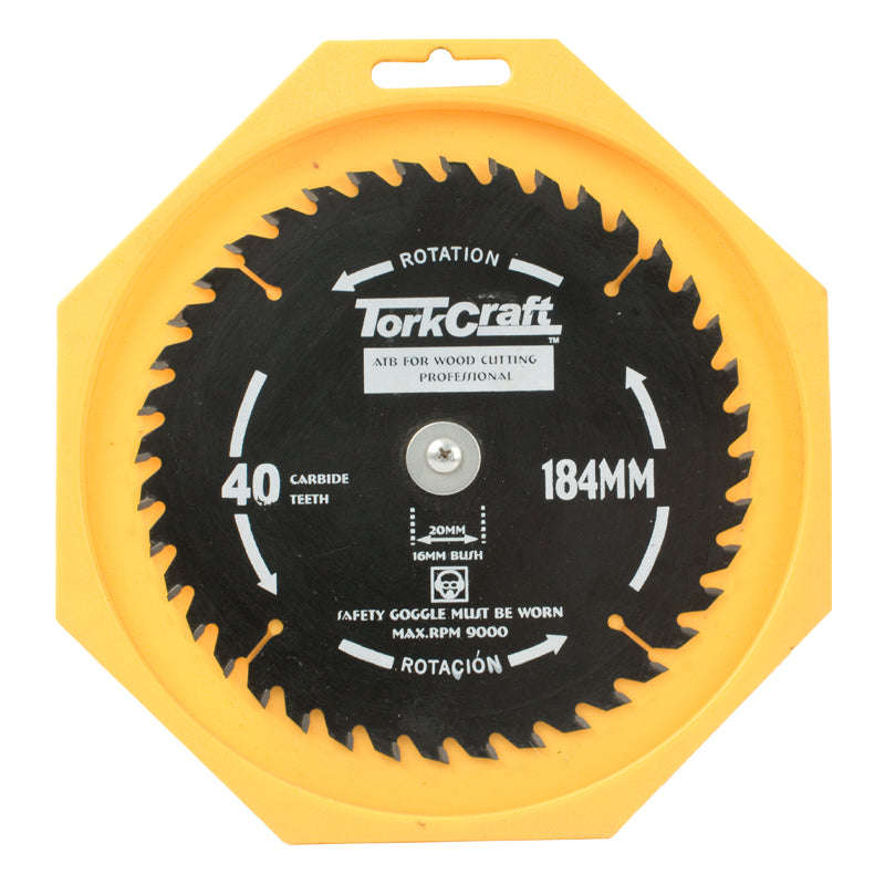 Tork Craft Blade Thin Kerf 184X40T 20/16 - DEFAULT TITLE