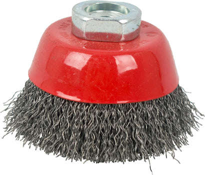 Tork Craft Wire Cup Brush Crimped Plain 60Mmxm14  Bulk - DEFAULT TITLE