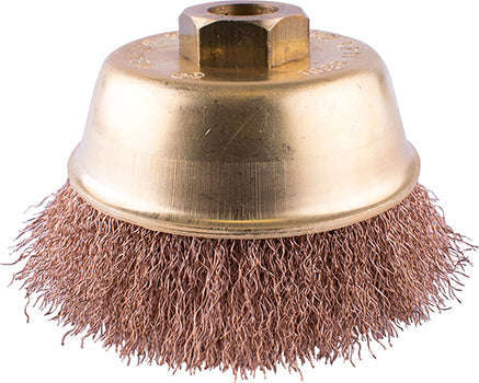 Tork Craft Wire Cup Brush Non Sparking Crimped Wire 65Mmxm14 Bulk - DEFAULT TITLE
