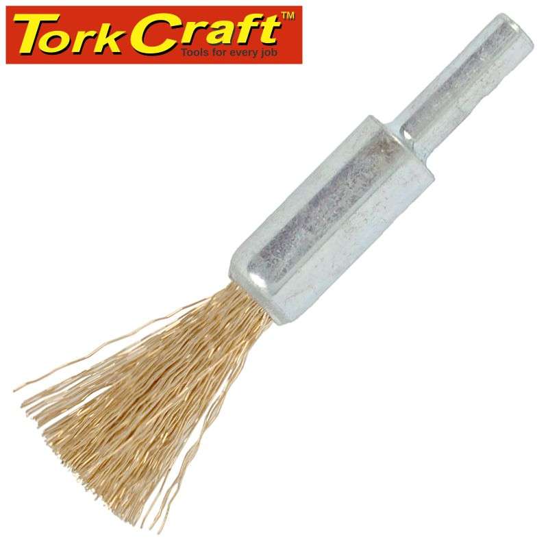 Tork Craft Wire End Brush 12Mm X 6Mm Shaft Blister - DEFAULT TITLE