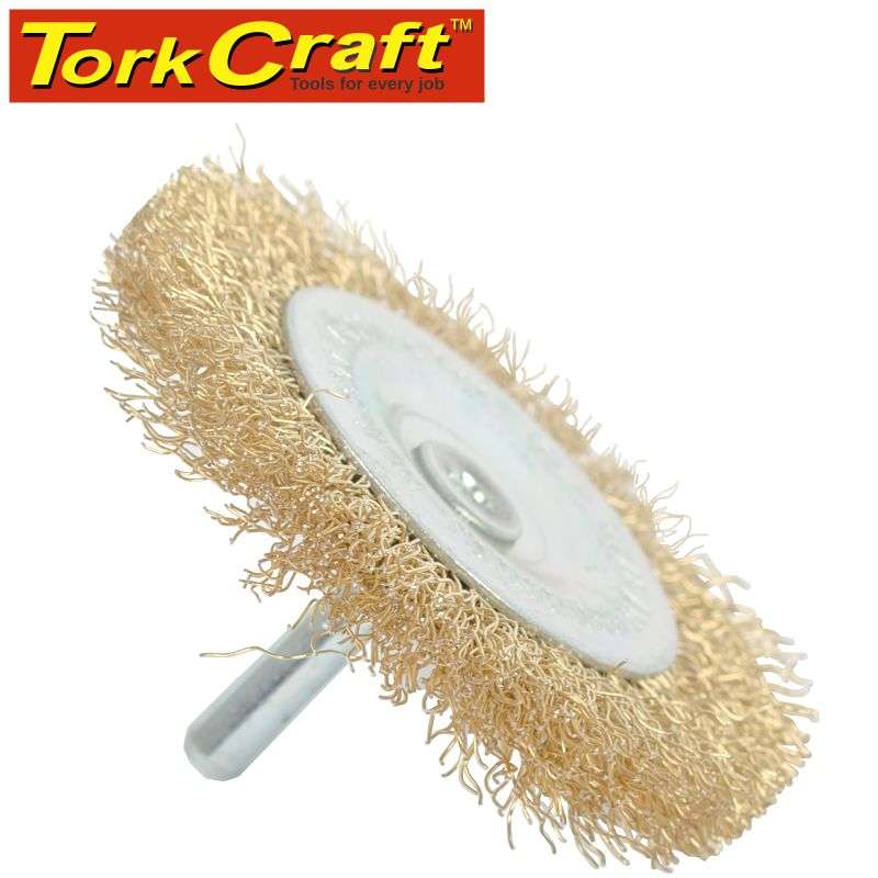 Tork Craft Wire Wheel Brush 50Mm X 6Mm Shaft -