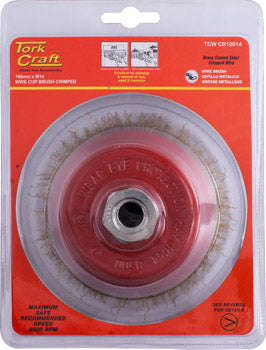 Tork Craft Wire Cup Brush Crimped 100Mmxm14 Blister -