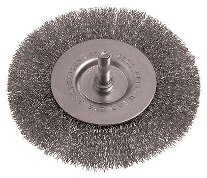 Tork Craft Wire Wheel Brush 100Mm 6Mm Shaft Stainless Steel -