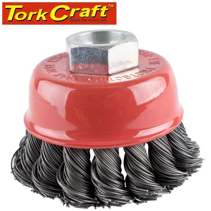 Tork Craft Wire Cup Brush Twisted 65Mmxm14 Bulk - DEFAULT TITLE