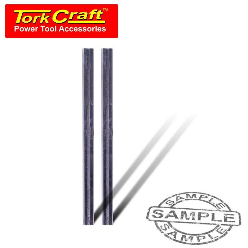Tork Craft Planer Blades 82Mm X 5.5Mm X 1.1Mm Carbide Insert 2Pce - DEFAULT TITLE