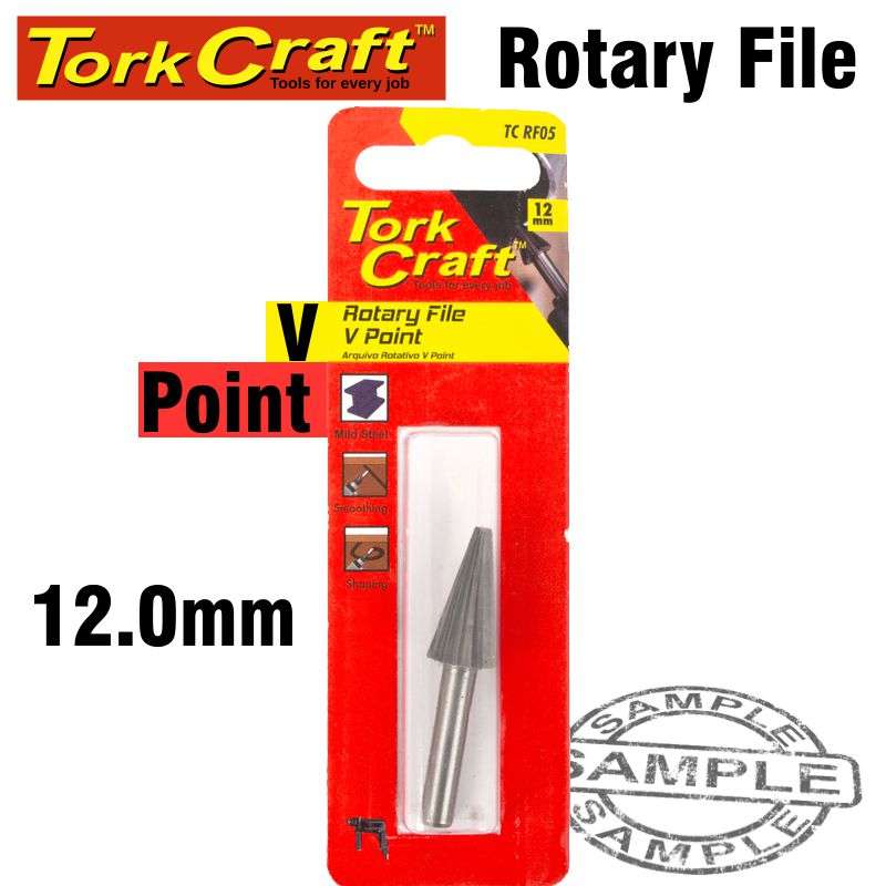 Tork Craft Rotary File V Point - DEFAULT TITLE