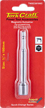 Tork Craft Nutsetter Magnetic 3/8'X 100Mm 1/Card - DEFAULT TITLE