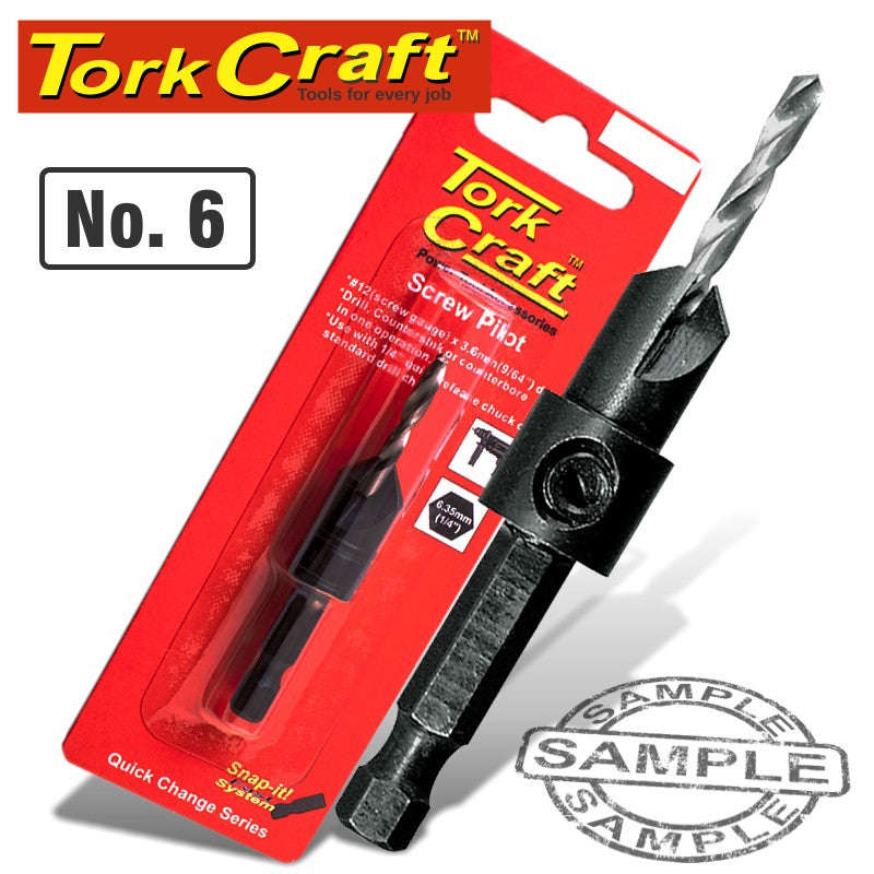 Tork Craft Screw Pilot No.6 Carded -