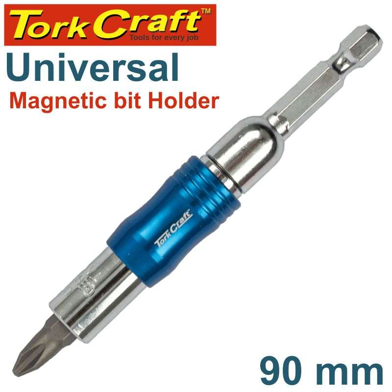 Tork Craft Universal Magnetic Bit Holder 90Mm Carded - DEFAULT TITLE