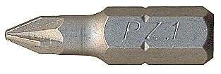 Tork Craft Pozi.1 X 25Mm Insert Bit Bulk - DEFAULT TITLE