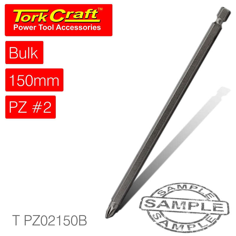 Tork Craft Pozi.2 X 150Mm Power Bit Bulk - DEFAULT TITLE