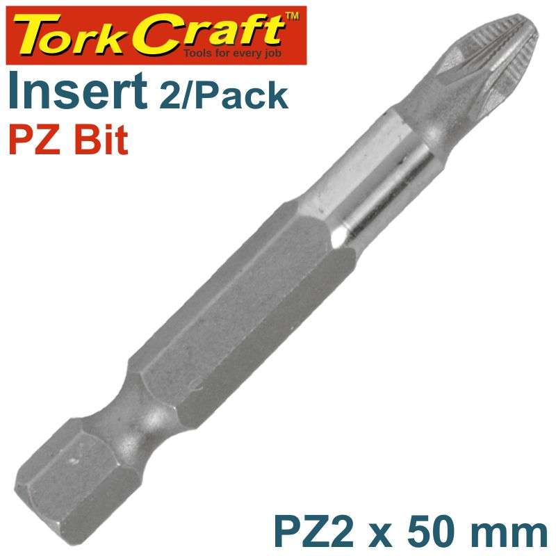 Tork Craft Pozi.2 X 50Mm Power Bit 1/Card -