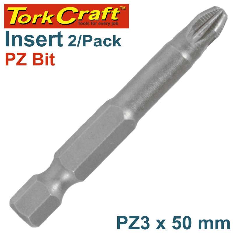 Tork Craft Pozi.3 X 50Mm Power Bit 1/Card - DEFAULT TITLE