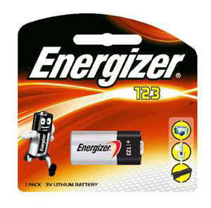 Energizer 3V Lithium Photo 1 Pack Cr123 (Moq6) Battery - DEFAULT TITLE