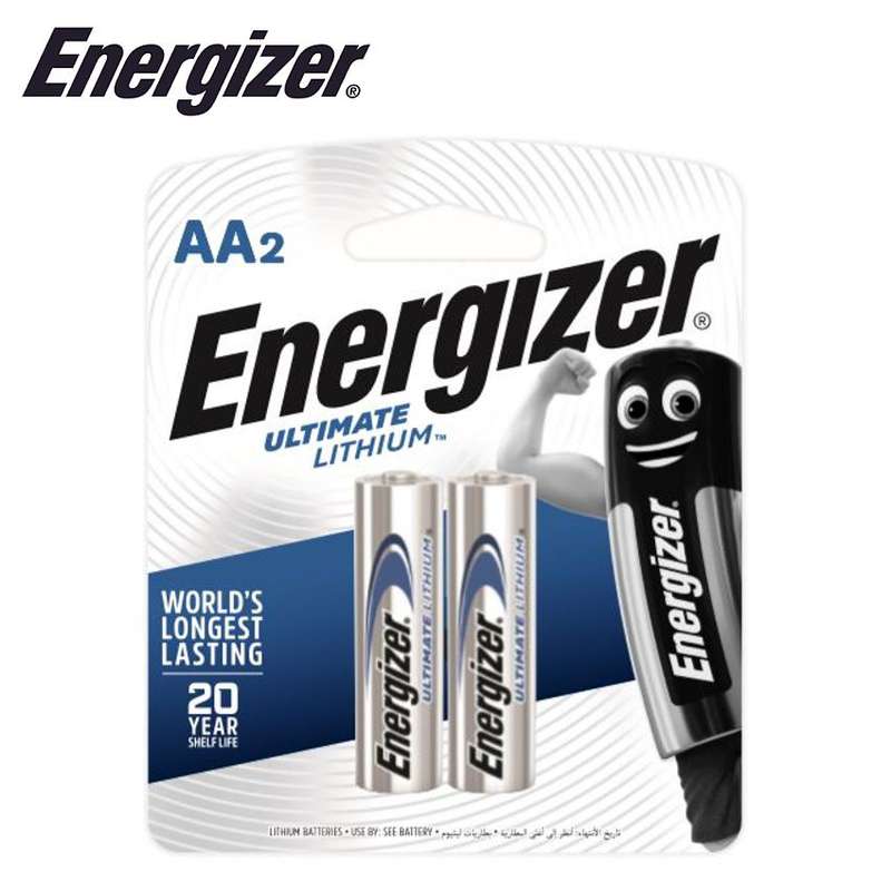 Energizer Ultimate Lithium:  Aa - 2 Pack (Moq6) - DEFAULT TITLE