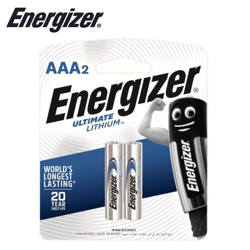 Energizer Ultimate Lithium:  Aaa - 2 Pack (Moq6) - DEFAULT TITLE