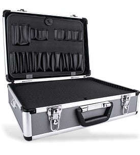 Tork Craft Aluminium Case 45.5 X 33 X 15.2 With 5 X Dividers And Foam Inserts - DEFAULT TITLE