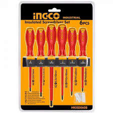 Ingco - Insulated Screwdriver Set (6 Pieces)