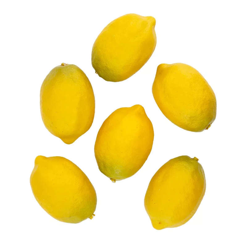 Artificial Fruit - Lemons Set of 6
