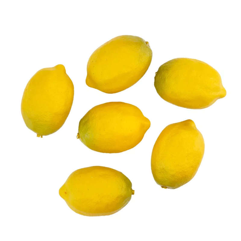 Artificial Fruit - Lemons Set of 6