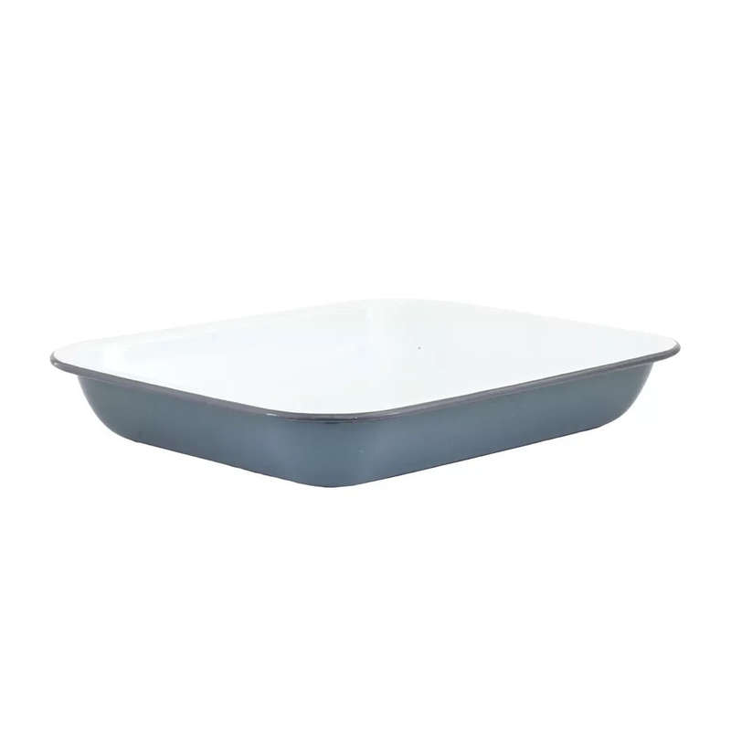 Baking Pan - Enamel Greys 32cm