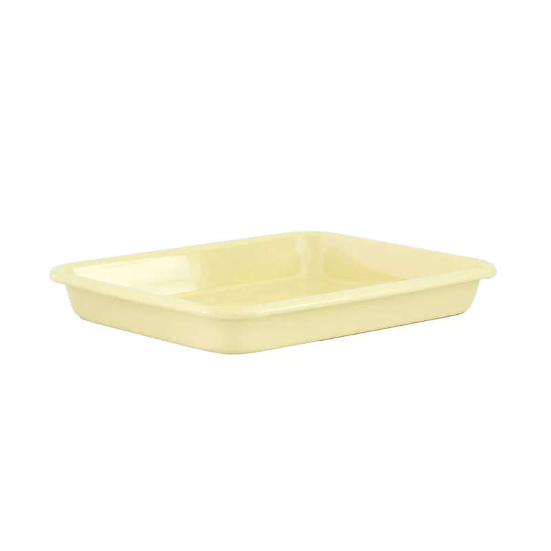Baking Tray - Enamel Yellows 25cm