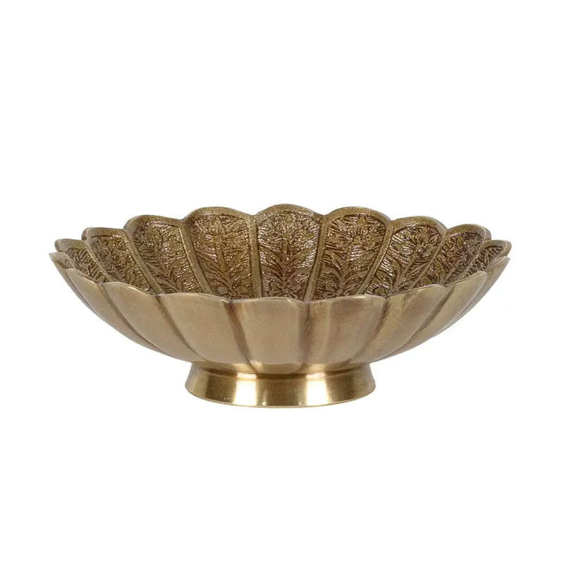 Bowl - Mini Antique Brass Elevated