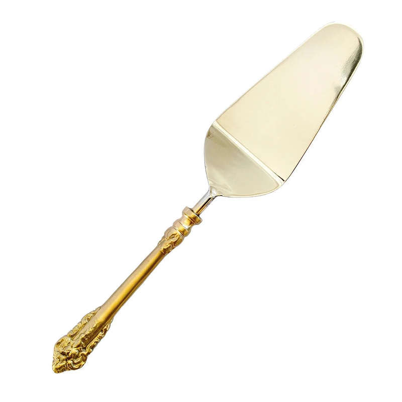 Cake Server - Antique Brass Handled