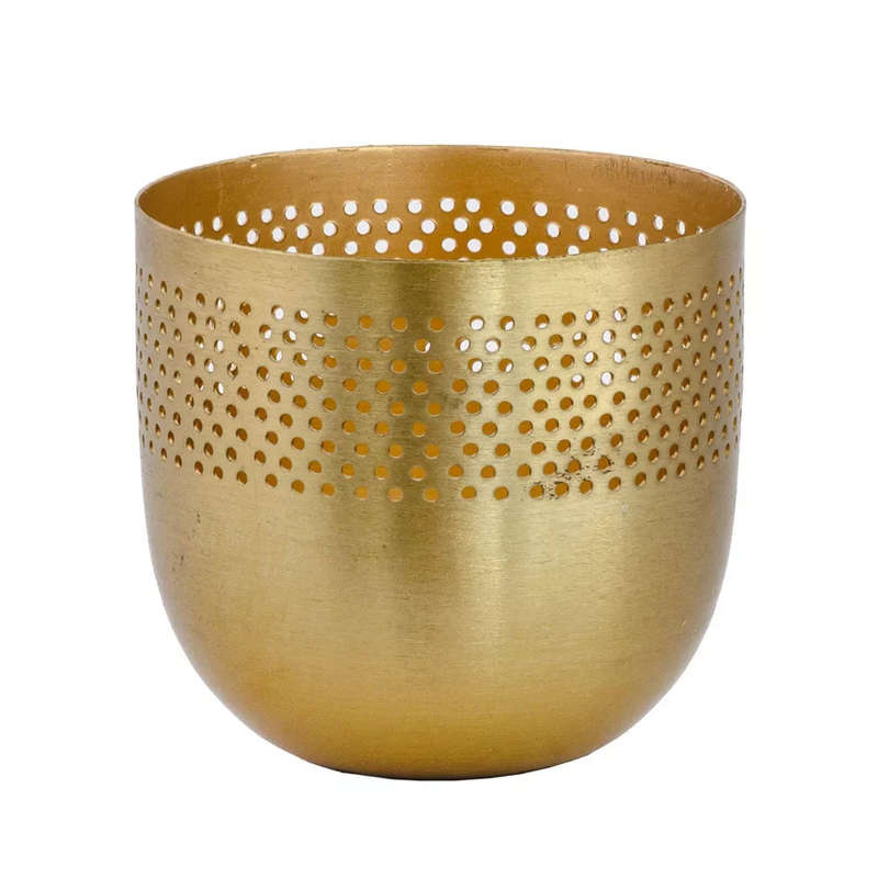 Candle Holder - Votive Ancient Brass