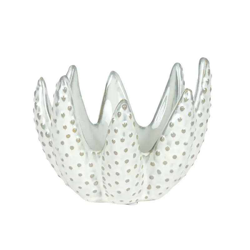 Candle Holder - White Aloe 10.5cm