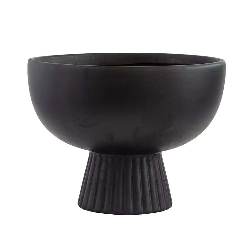 Ceramic Bowl - Elevated Black 18cm