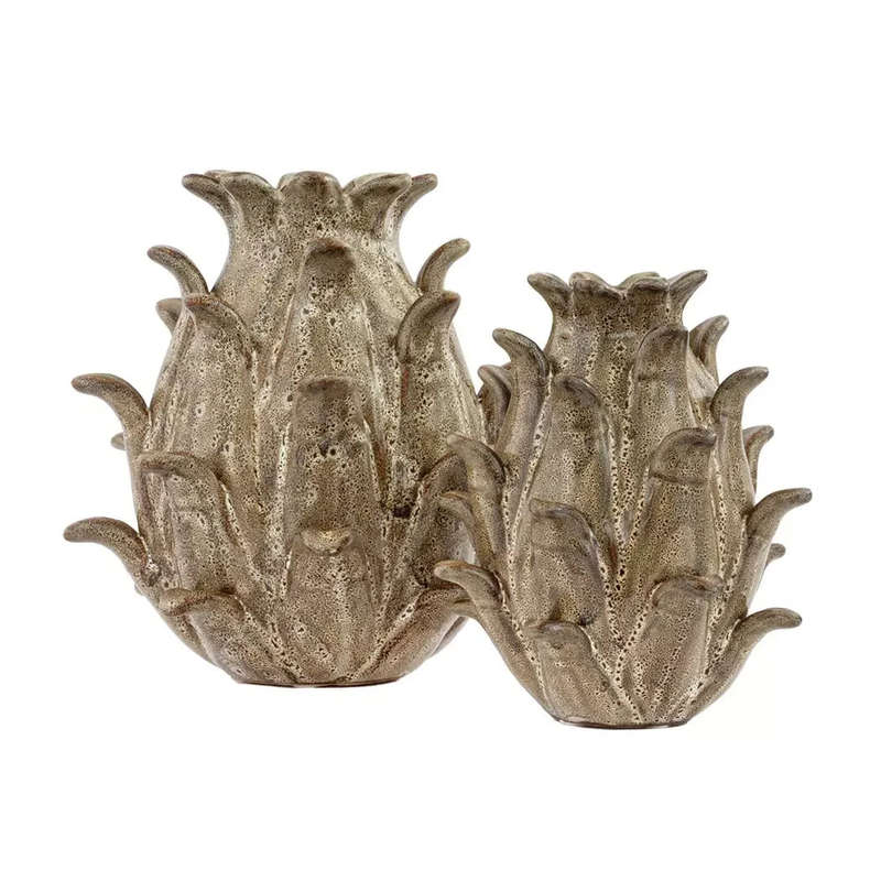 Ceramic Ornament - Artichoke Brown 17.5cm