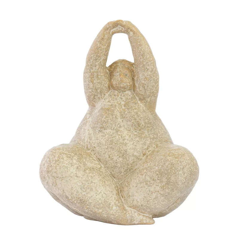 Ceramic Ornament - Fat Lady Stretching
