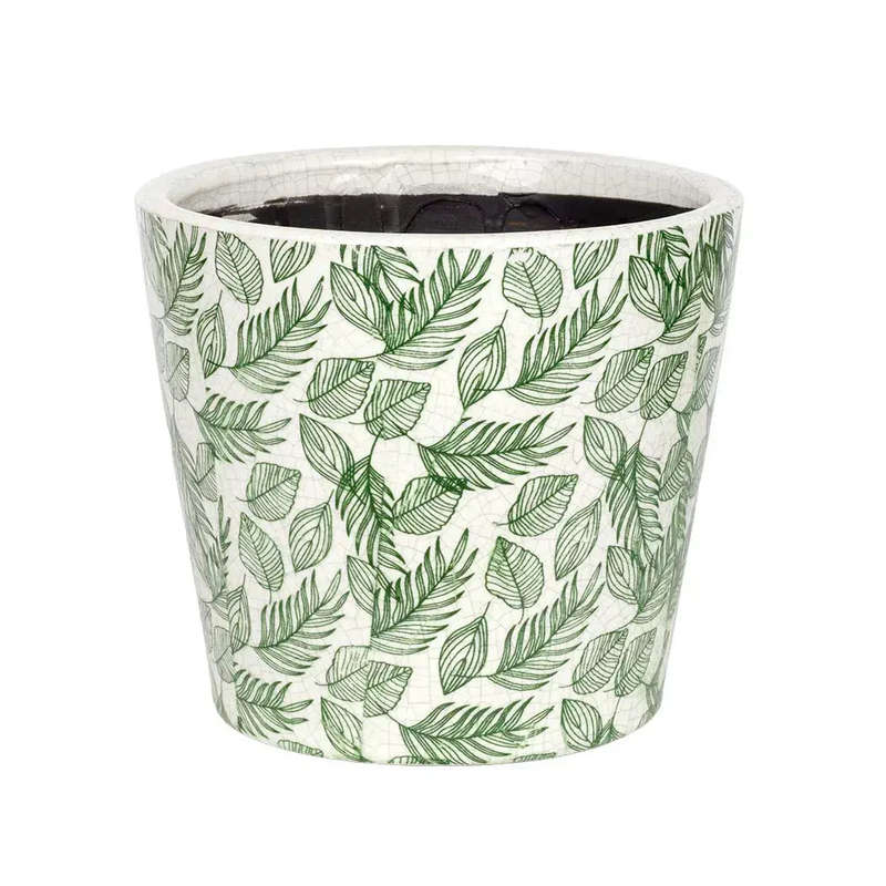 Ceramic Planter - Green Forest