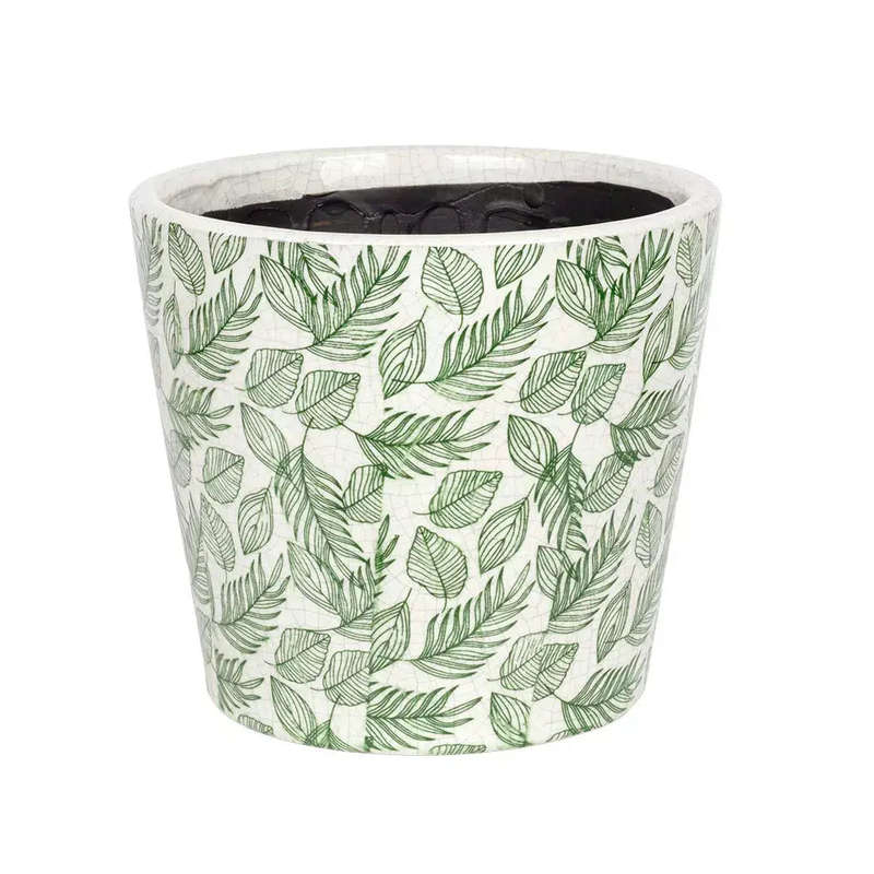 Ceramic Planter - Green Forest