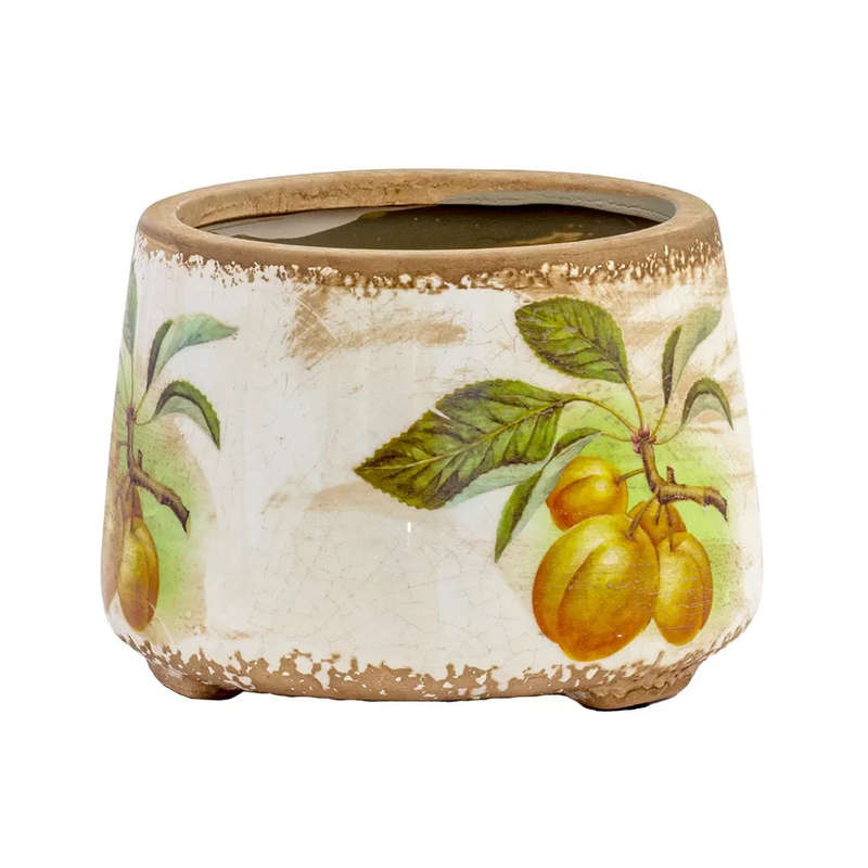 Ceramic Planter - Harvest 3 Foot 10.5cm