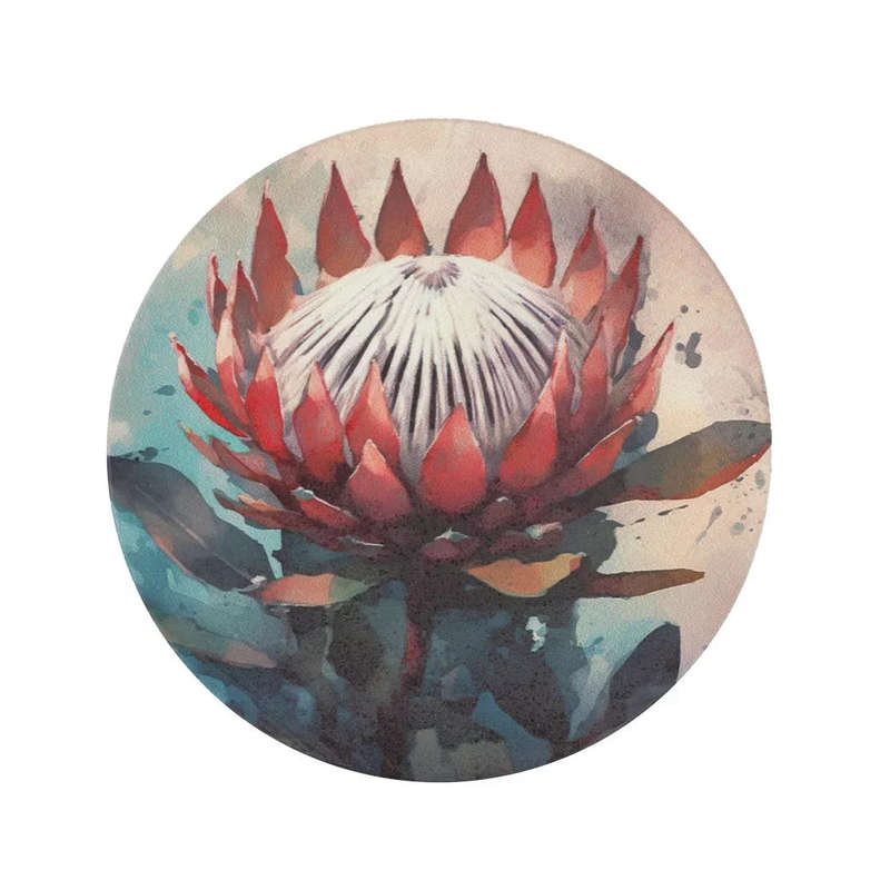 Ceramic Pot Stand - Proteas