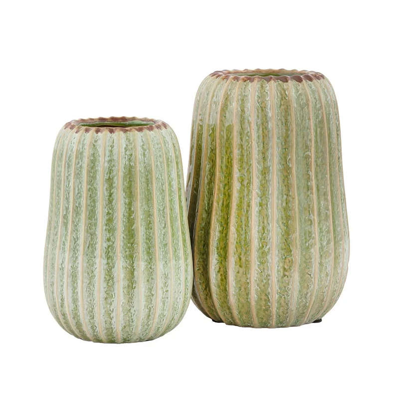 Ceramic Vase - Cactus 18cm