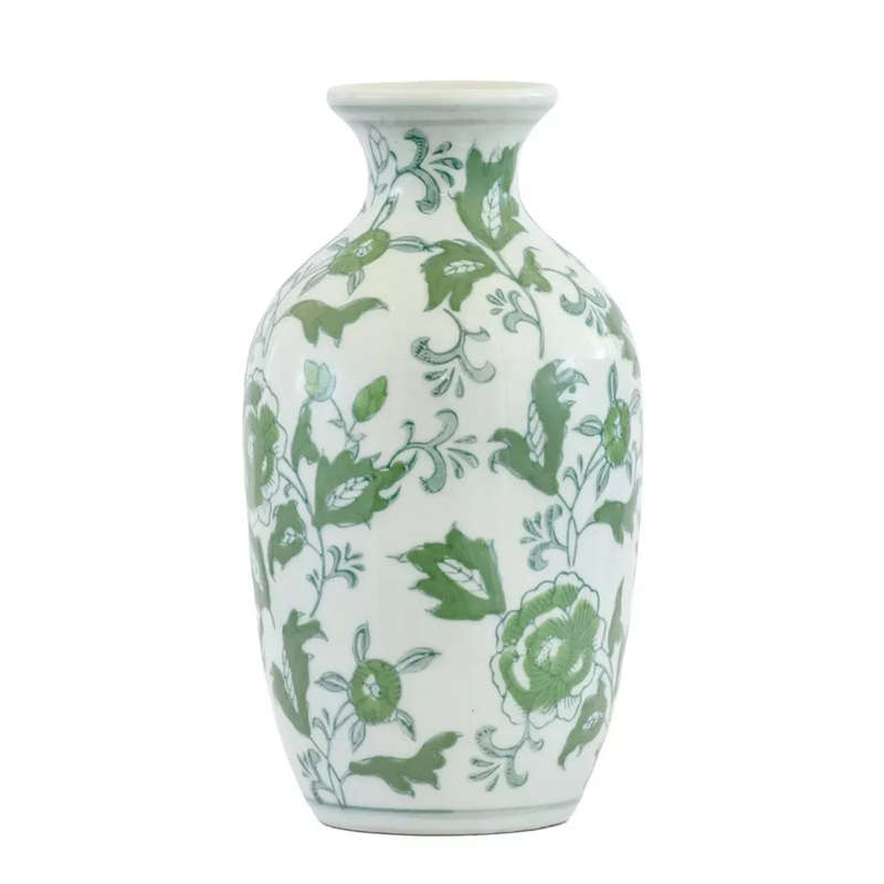 Ceramic Vase - Greens Classic 20.5cm