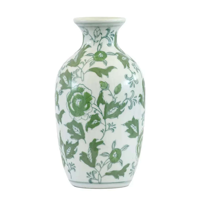 Ceramic Vase - Greens Classic 20.5cm
