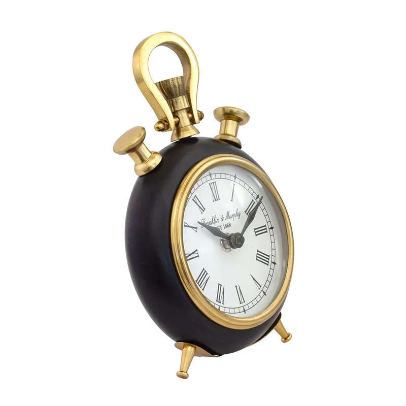 Clock - Gold & Black