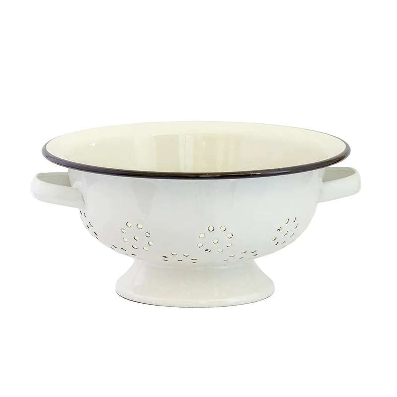 Colander - Cream & Black 24cm
