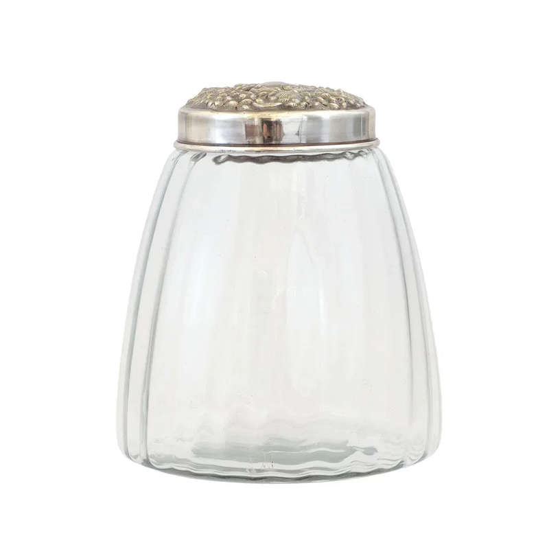 Cookie Jar - Silver Vintage