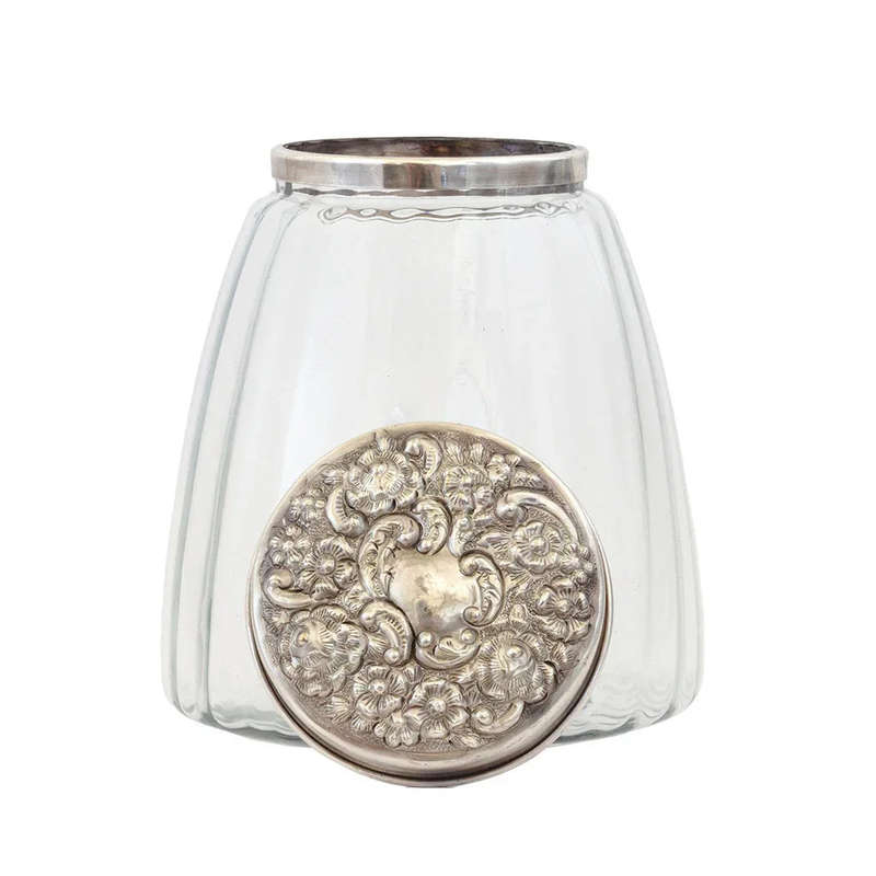 Cookie Jar - Silver Vintage