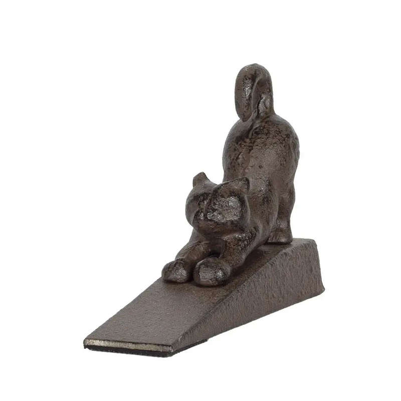 Doorstop - Stretching Cat