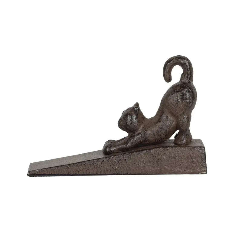 Doorstop - Stretching Cat