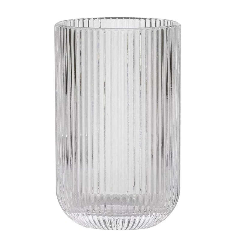 Drinking Glass - Lines Clear 410ml