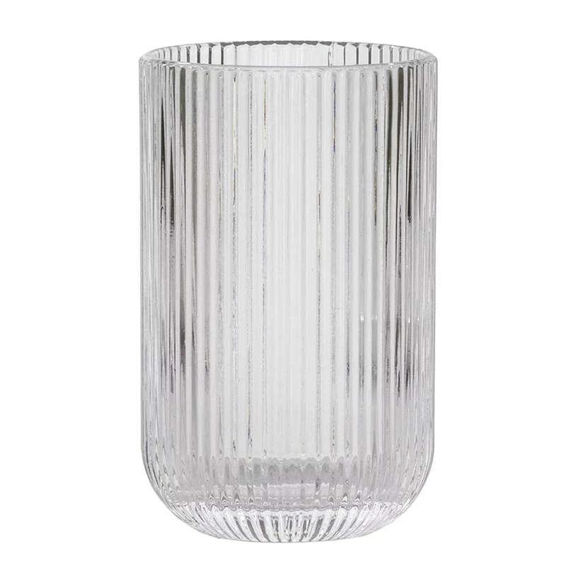 Drinking Glass - Lines Clear 410ml